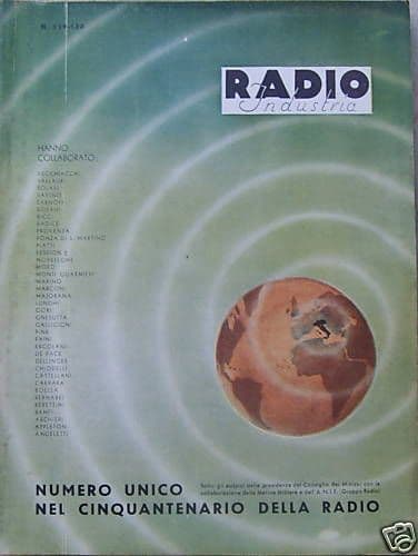 Radio Industria 1945, Cinquantenario Di Marconi E Della Radiotelegrafia