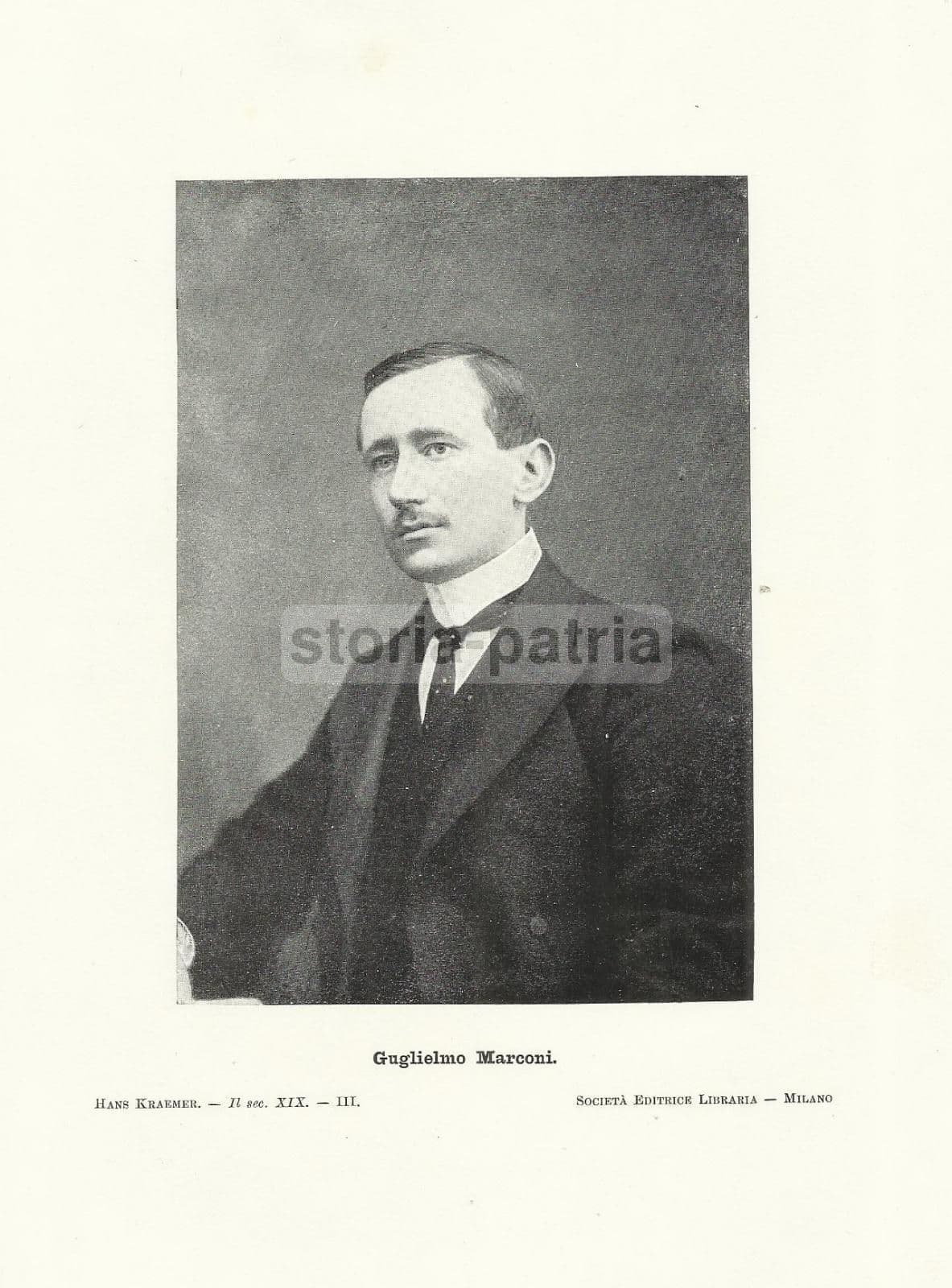 Guglielmo Marconi. Ritratto Fotografico, Anni '20.