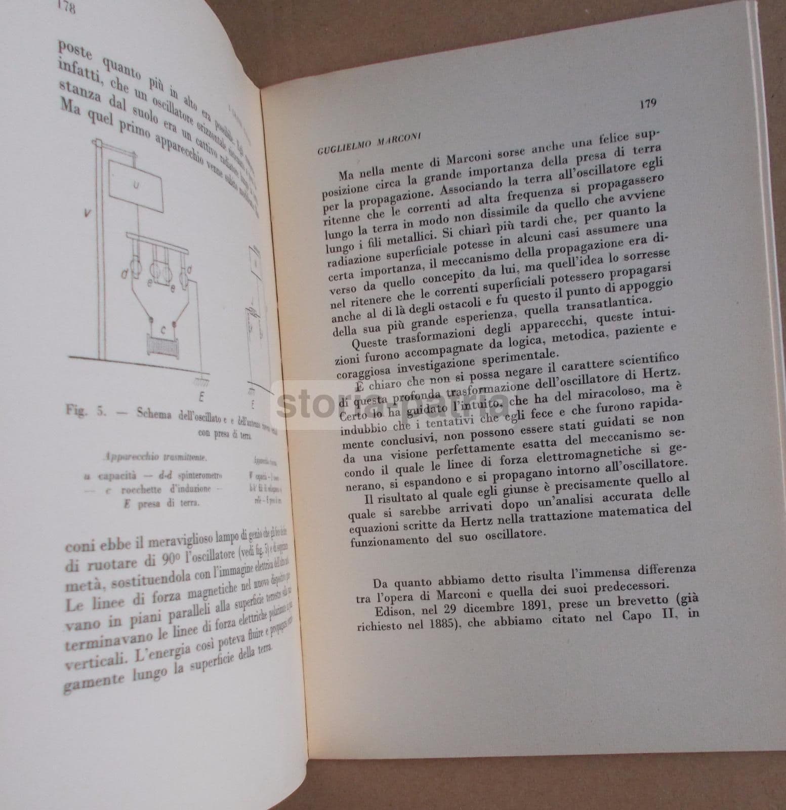 Marconi Di Giuseppe Pession (1941, UTET): Radiotelegrafia E Marina