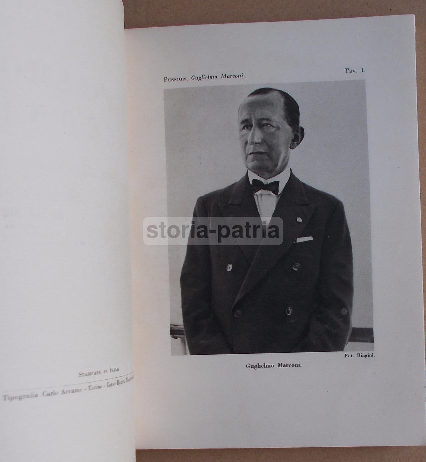 Marconi Di Giuseppe Pession (1941, UTET): Radiotelegrafia E Marina