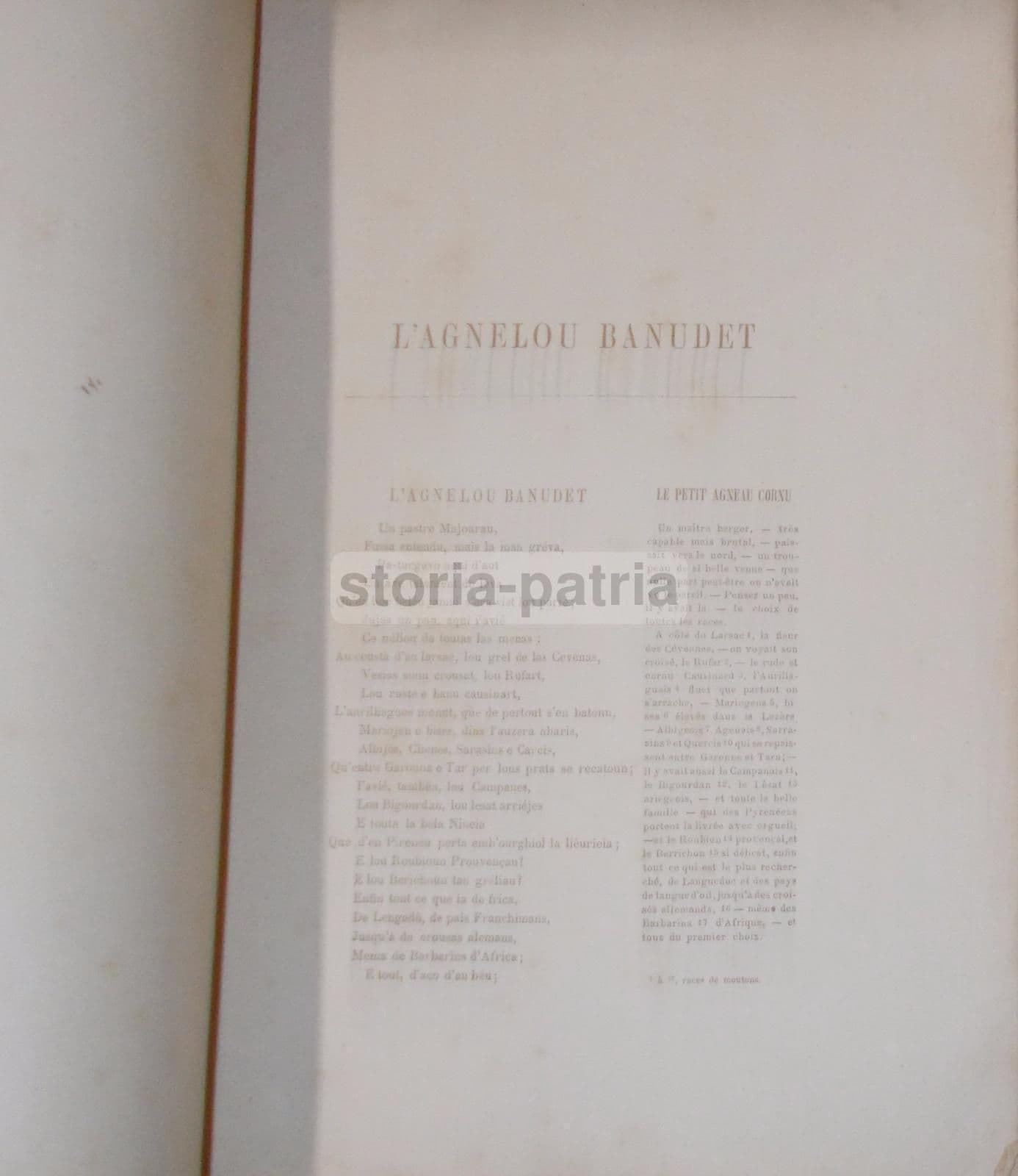 L'Agnelou Banudet Di Alexandre Langlade, Edizione Rara 1884