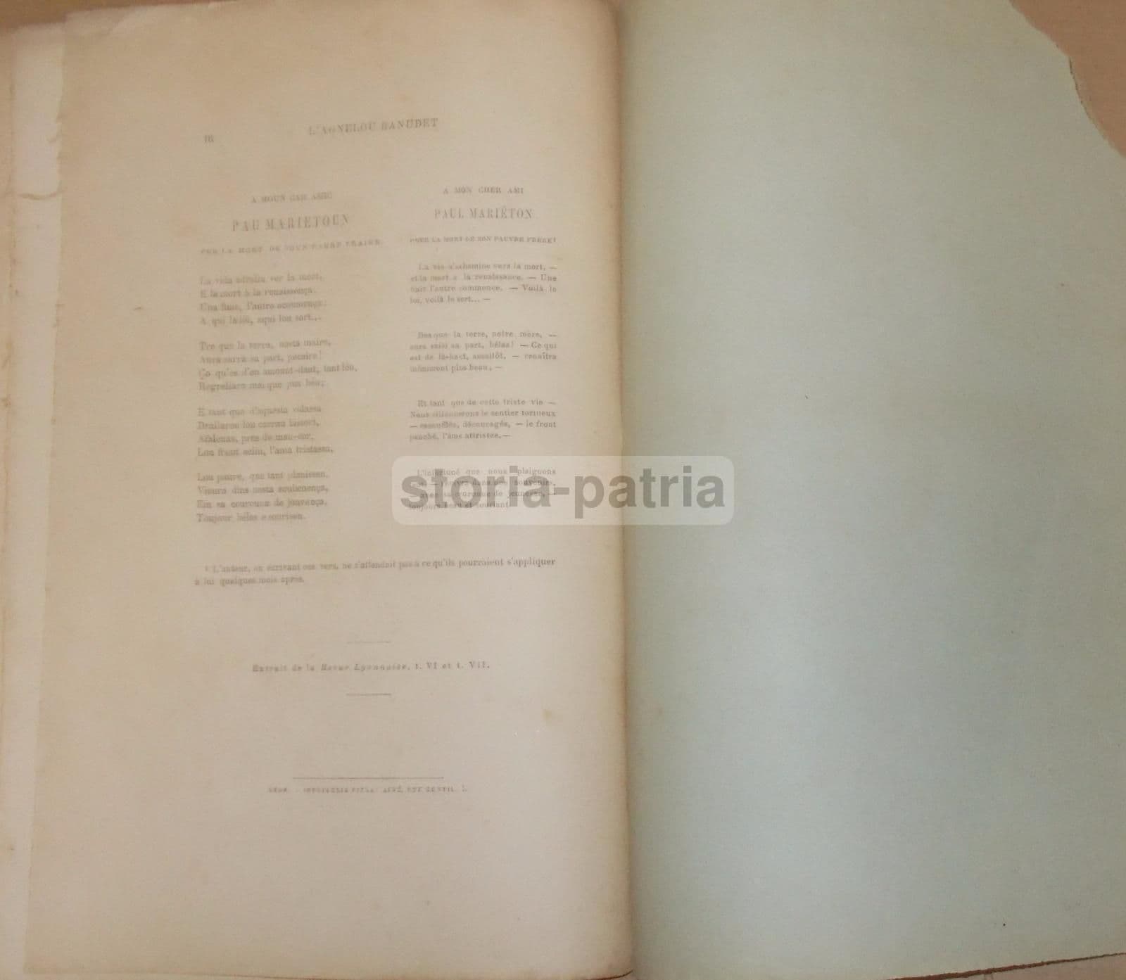 L'Agnelou Banudet Di Alexandre Langlade, Edizione Rara 1884