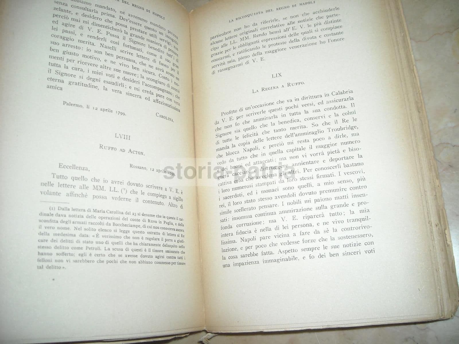 La Riconquista Del Regno Di Napoli Nel 1799 Benedetto Croce (1943)