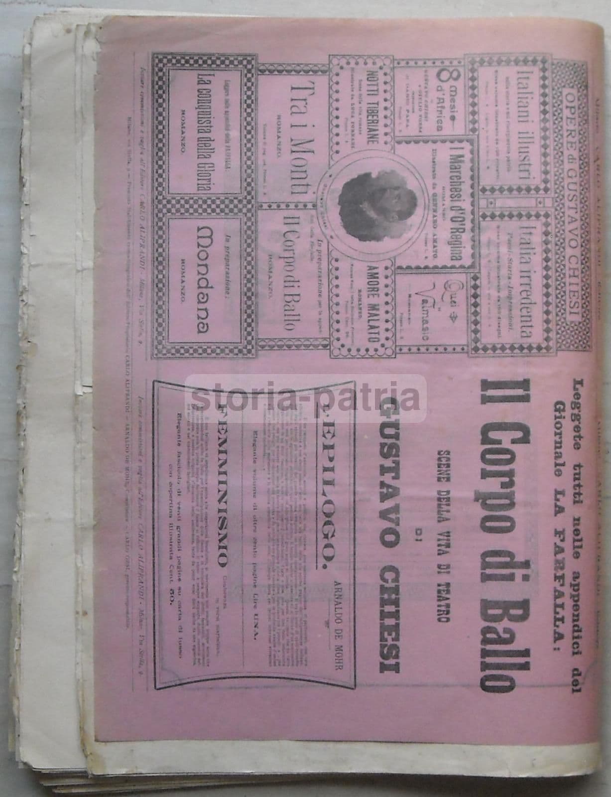 Felice Cavallotti: La Vita E Le Opere (Arnaldo De Mohr), Milano, Fine XIX Secolo