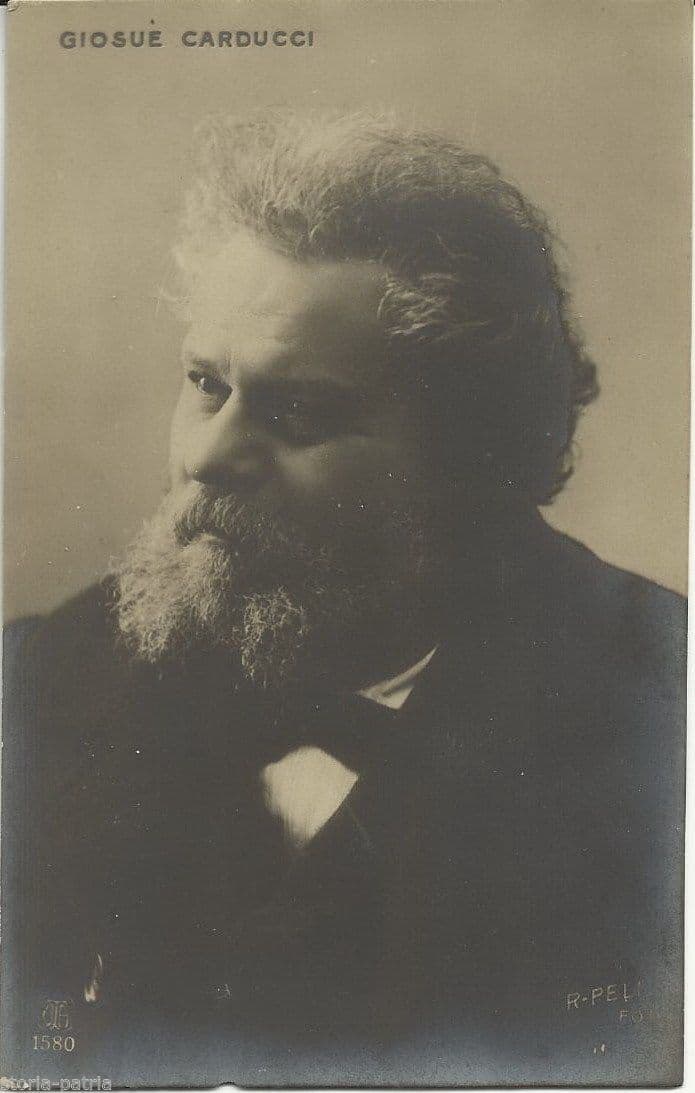 Giosuè Carducci, Ritratto Fotografico In Formato Cartolina, Primo '900