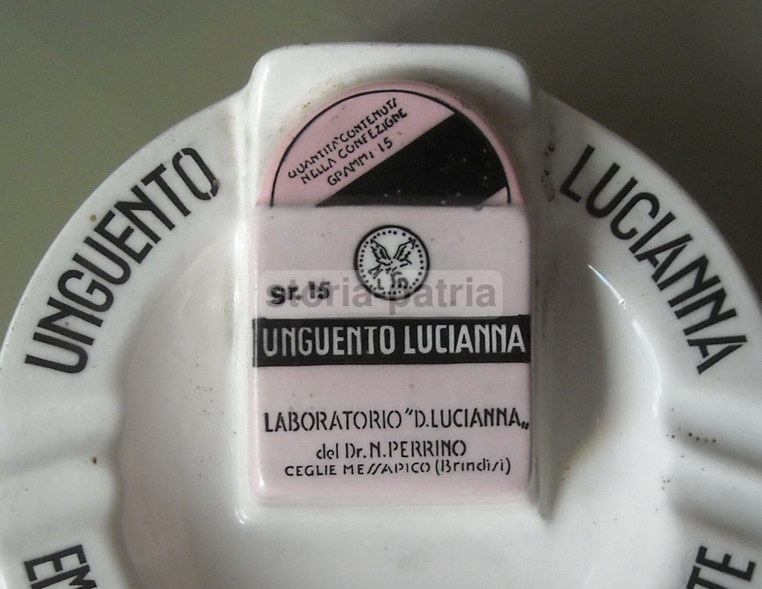 Posacenere Pubblicitario Farmacia Lucianna Perrino Ceglie Messapica