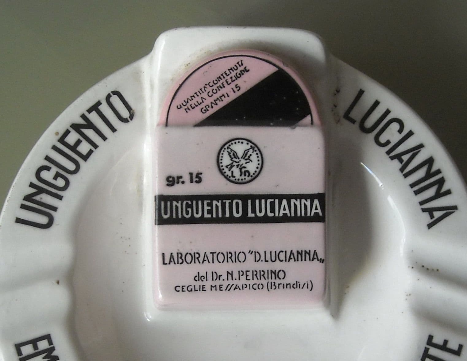 Posacenere Pubblicitario Farmacia Lucianna Perrino Ceglie Messapica