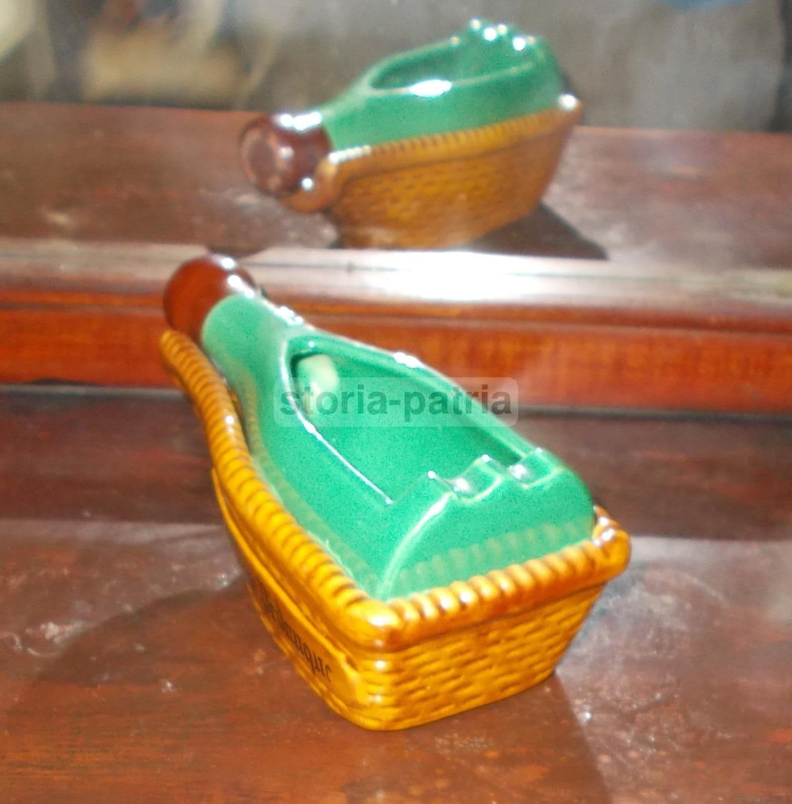 Soprammobile Pubblicitario Marmaca La Reine Pédauque In Ceramica