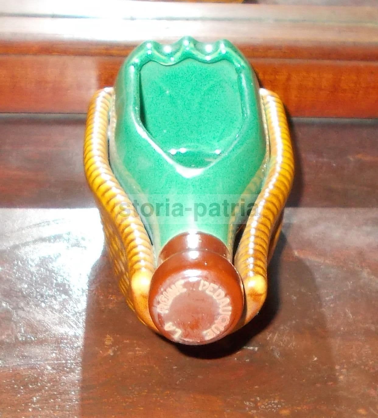 Soprammobile Pubblicitario Marmaca La Reine Pédauque In Ceramica