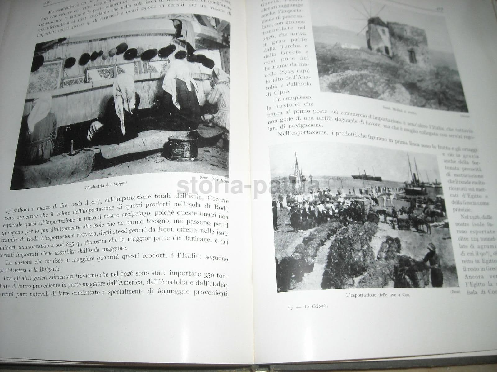 Le Colonie: Rodi E Le Isole Italiane Dell'Egeo (1928) Stefanini E Desio