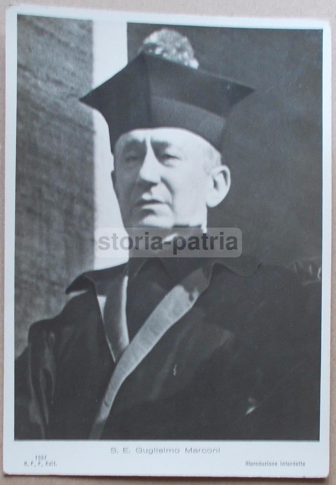 Foto Cartolina Guglielmo Marconi, Ballerini & Fratini, Firenze, 1930