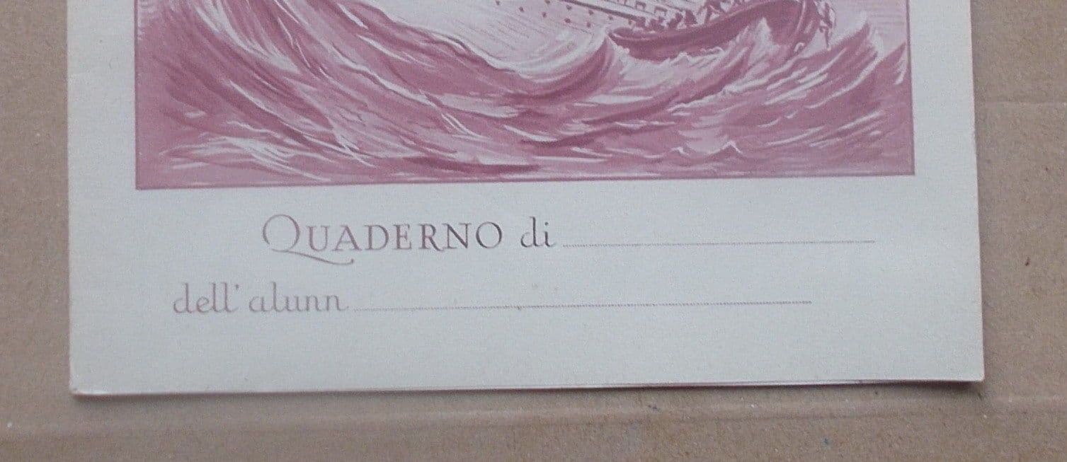 Quaderno Scolastico Guglielmo Marconi, Anni '30, Telegrafia, Romagna