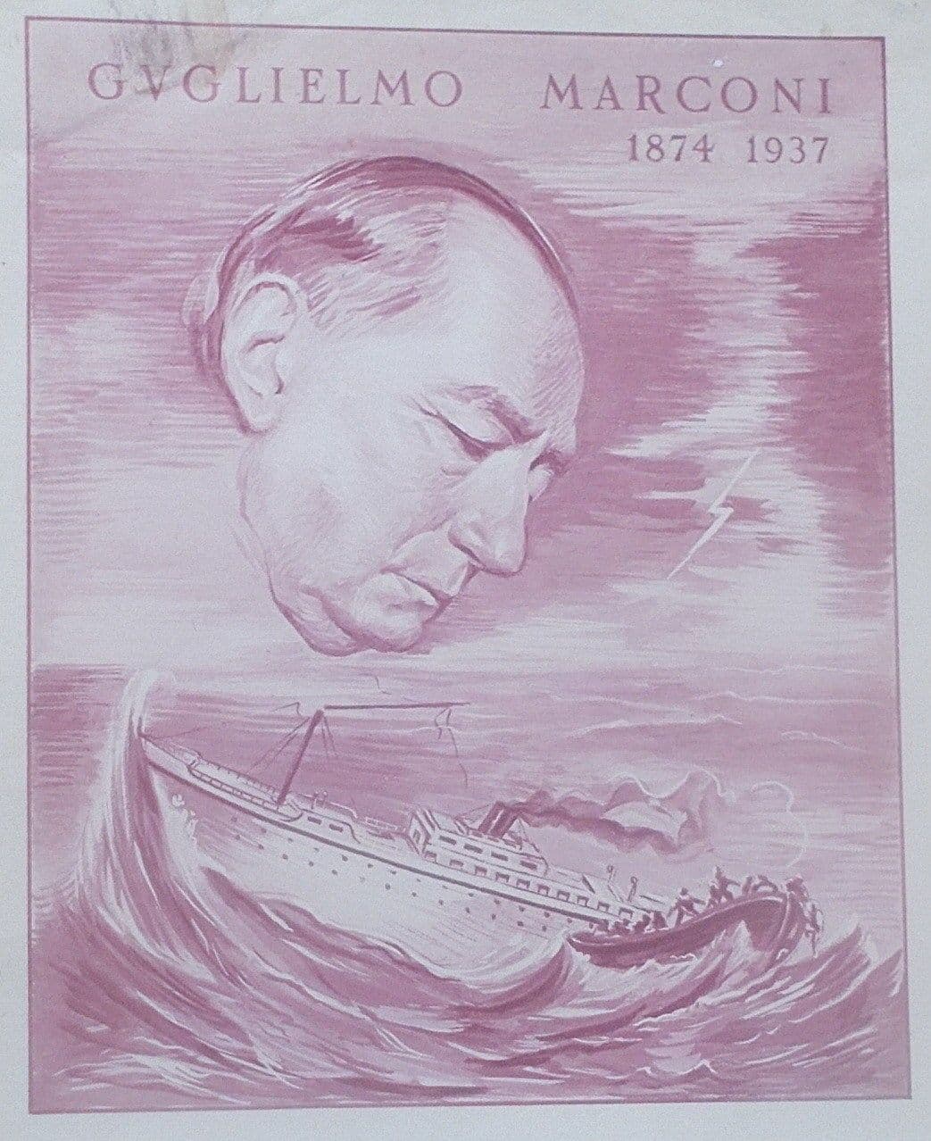 Quaderno Scolastico Guglielmo Marconi, Anni '30, Telegrafia, Romagna