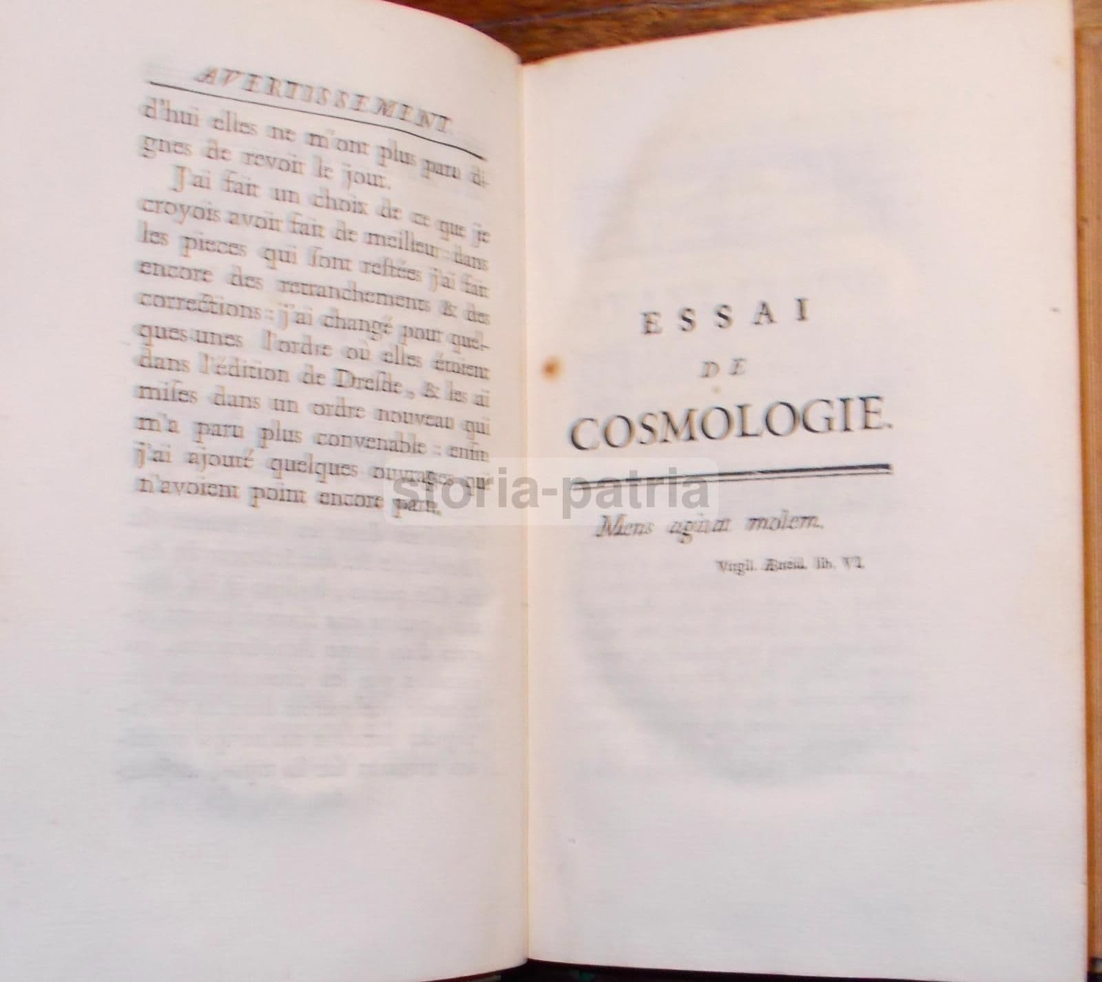 Oeuvres De Maupertuis: Cosmologia, Astrofisica E Filosofia (1756)