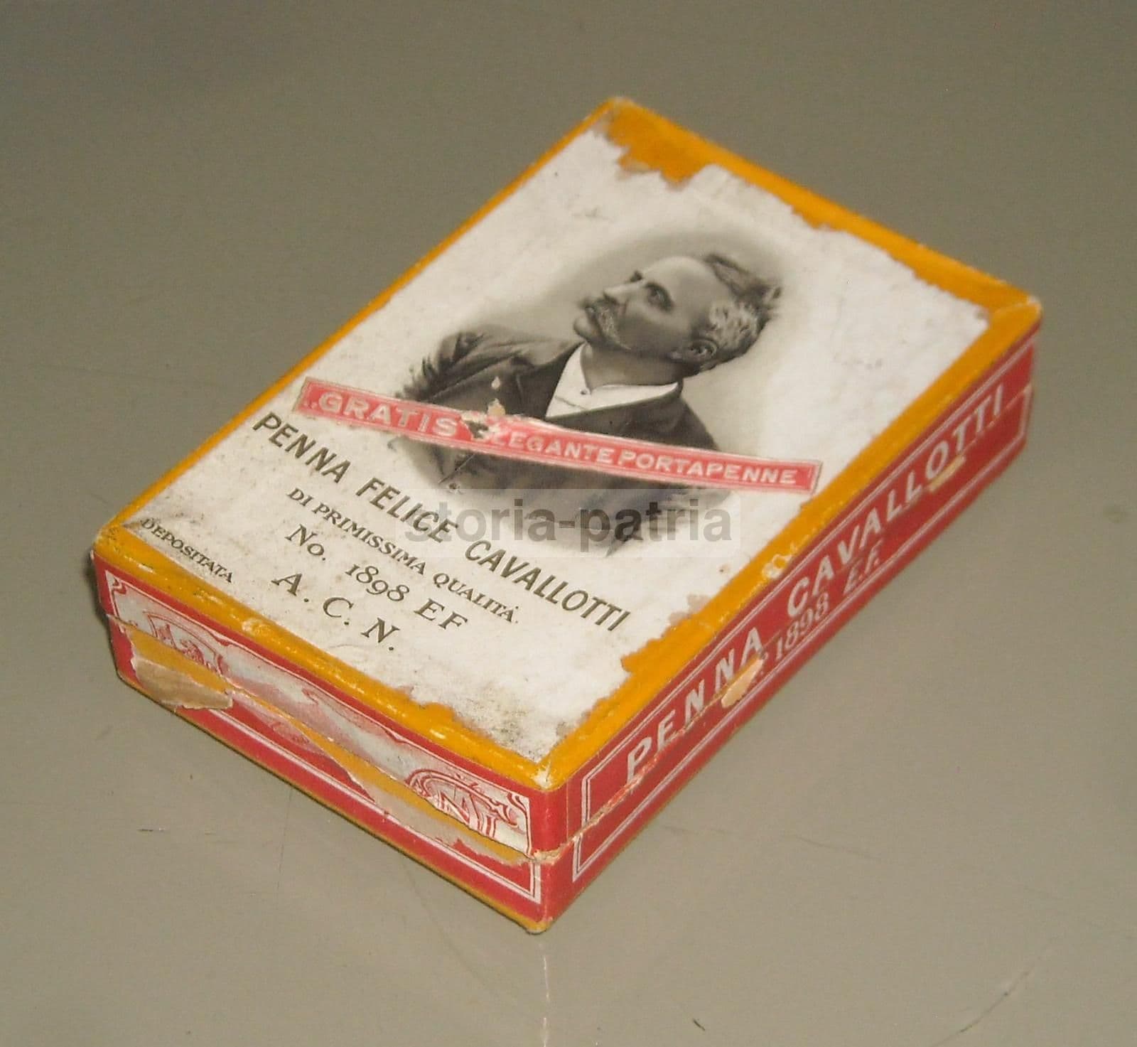 Astuccio Pubblicitario Penne Cavallotti Blanzy Anni '20 '30