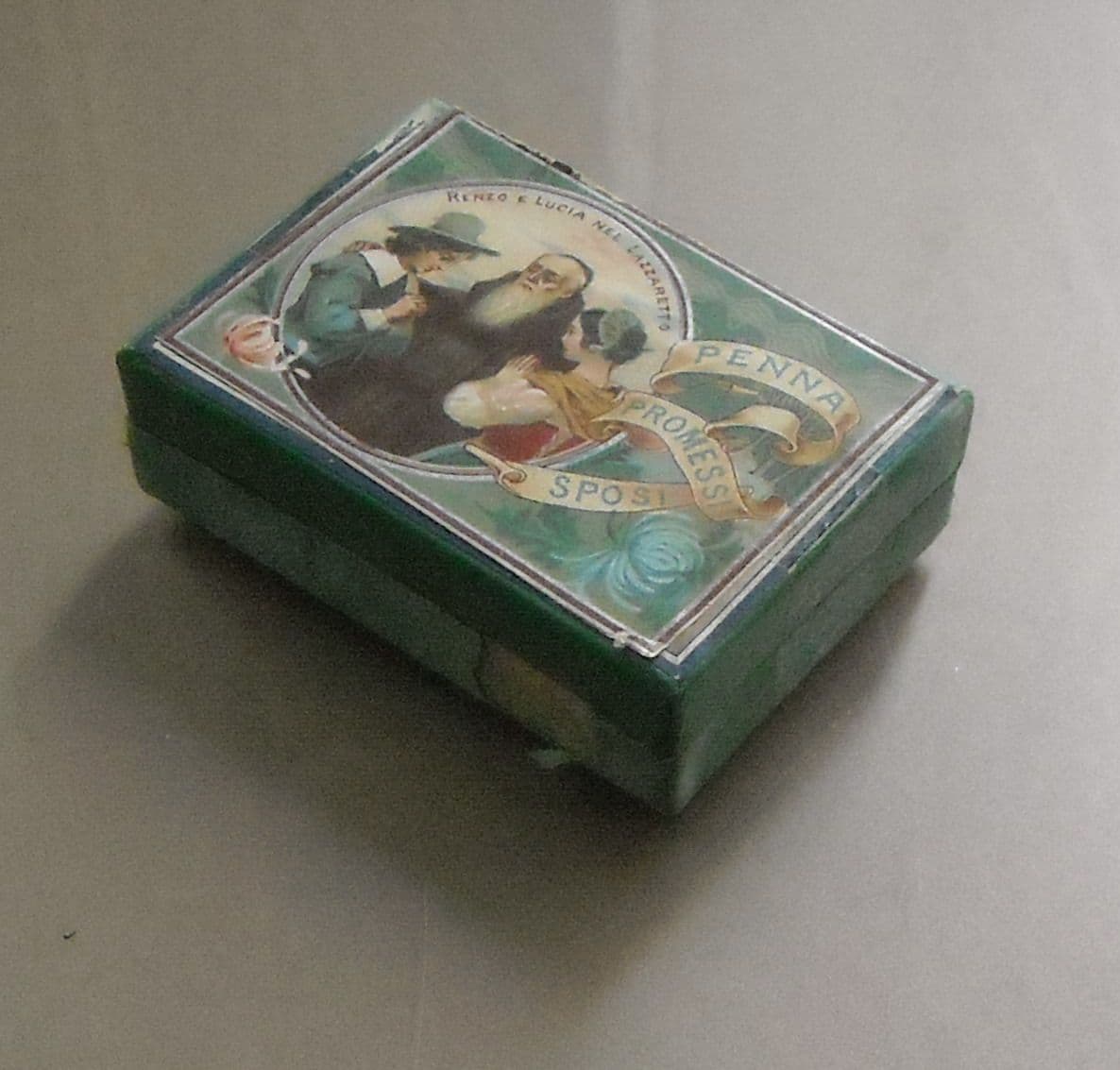 Astuccio Pubblicitario Pennini Promessi Sposi Liberty Anni '20