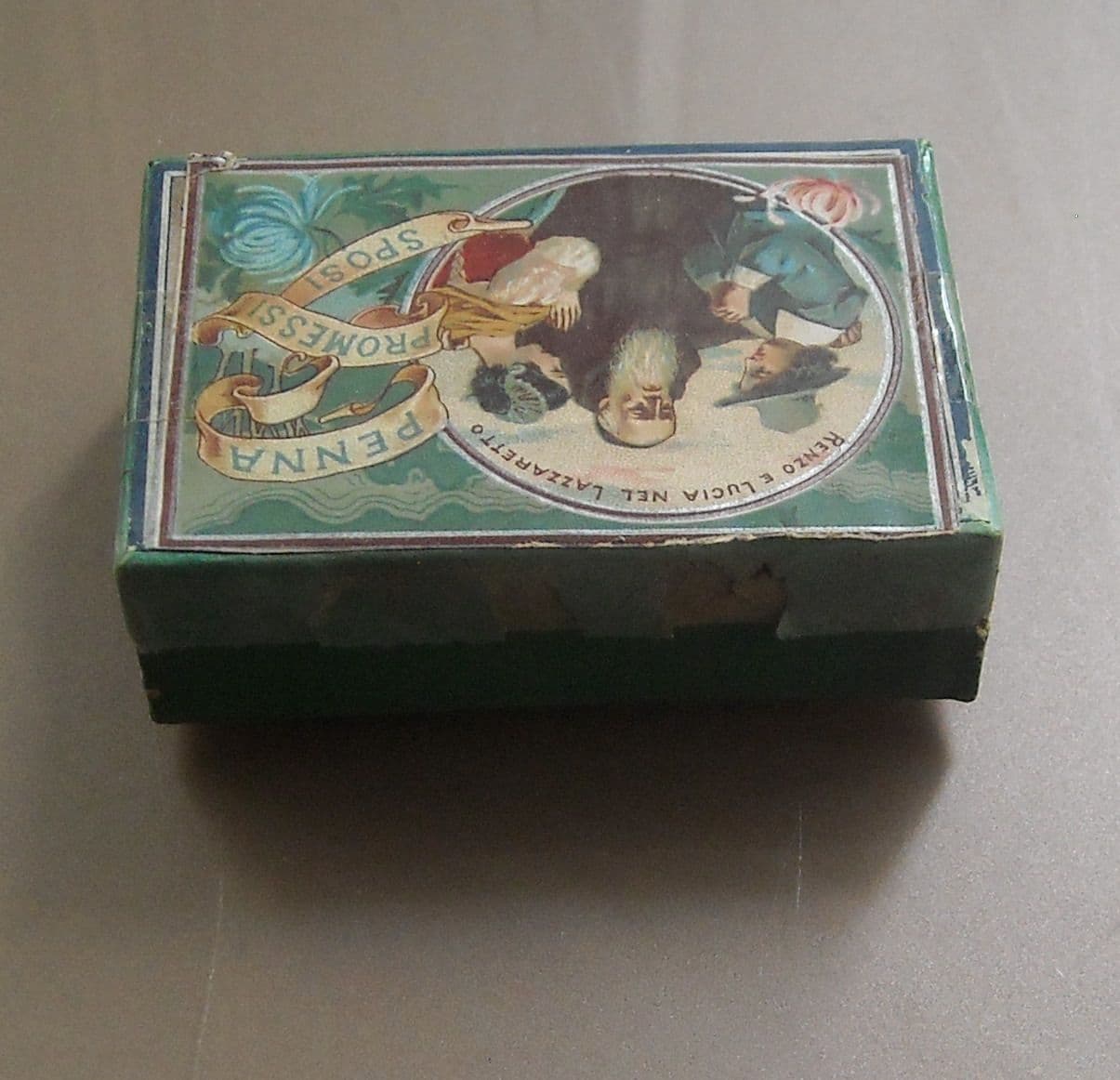 Astuccio Pubblicitario Pennini Promessi Sposi Liberty Anni '20