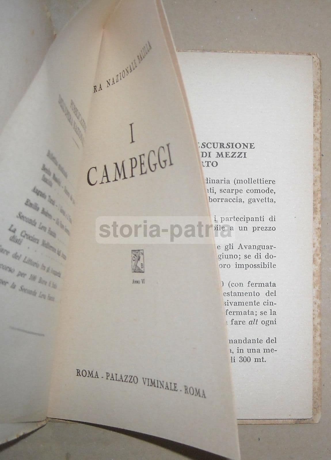 Opera Nazionale Balilla: I Campeggi. 1929. Copertina Futurista Di Gobbo