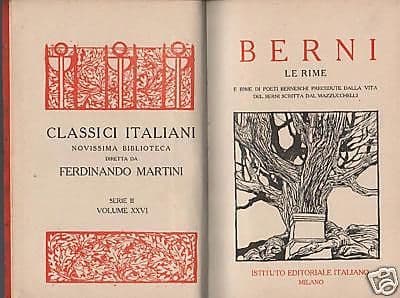 Le Rime Di Berni E Poeti Berneschi Con Fregi Di Duilio Cambellotti
