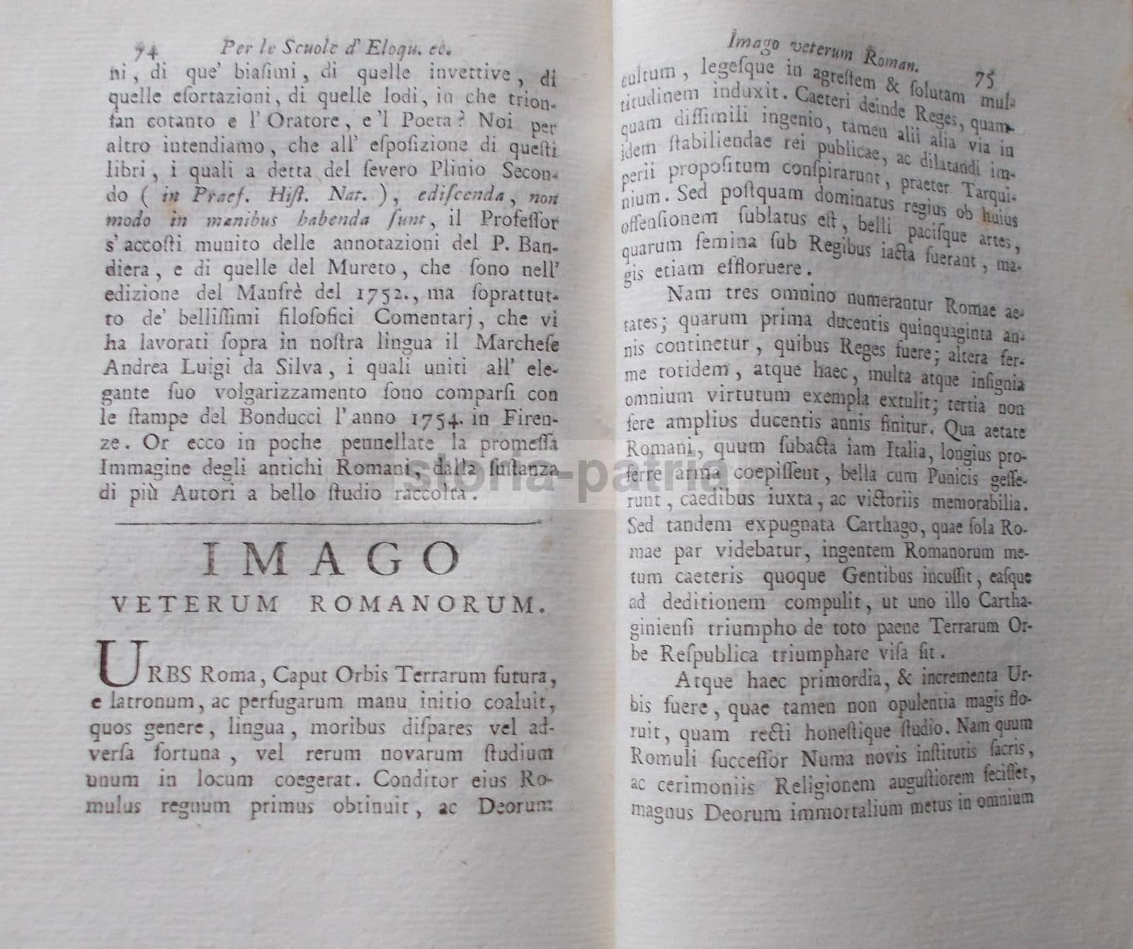 Clementino Vannetti: Alcuni Sentimenti Ai Maestri Delle Scuole Latine Di Rovereto