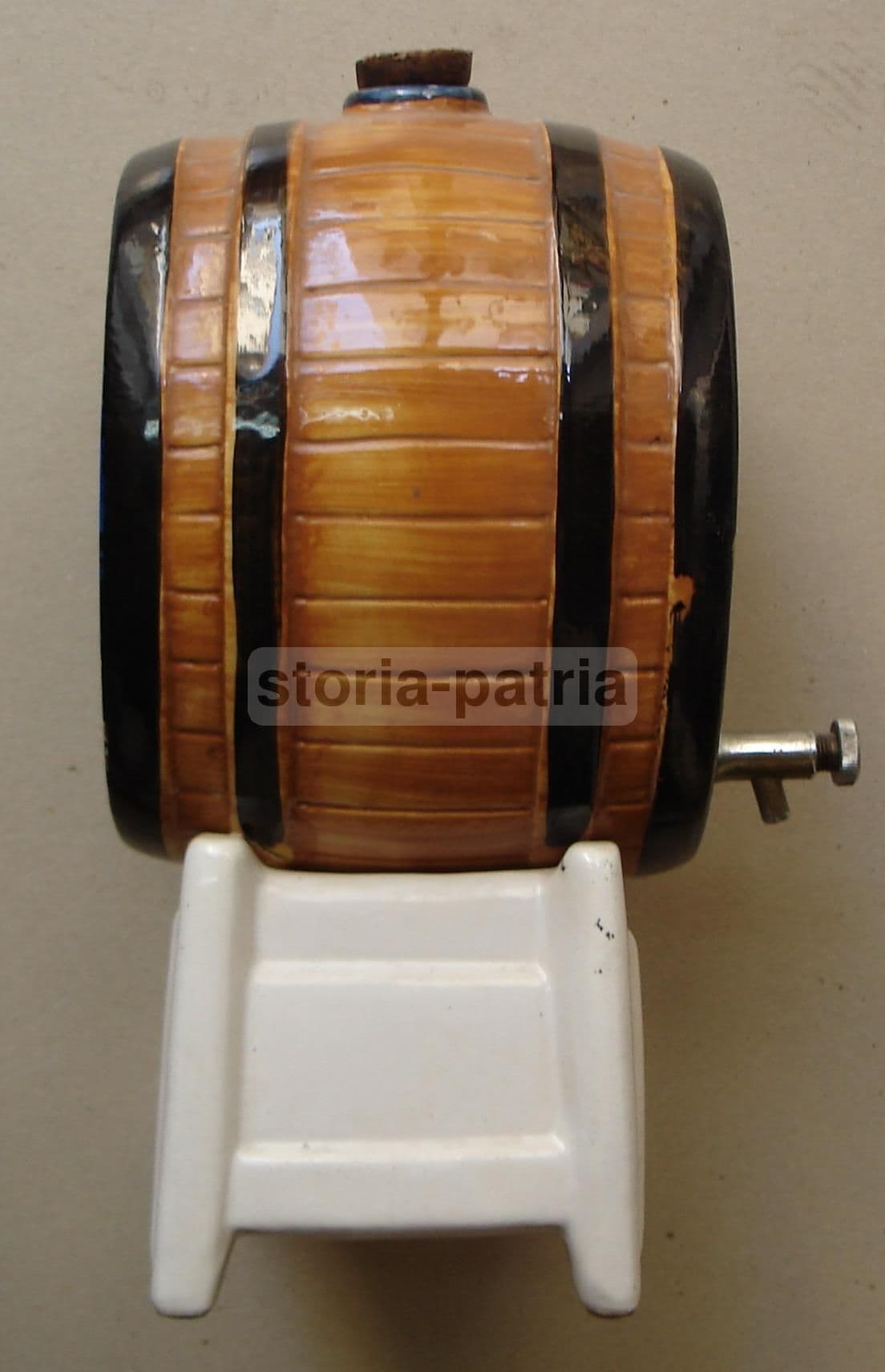 Botte In Ceramica Amaro Alpino Pontillo Trento Anni '30 '40 Futurista