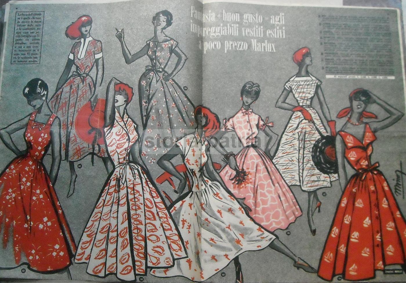 Catalogo Marlux Abbigliamento Femminile Milano 1953