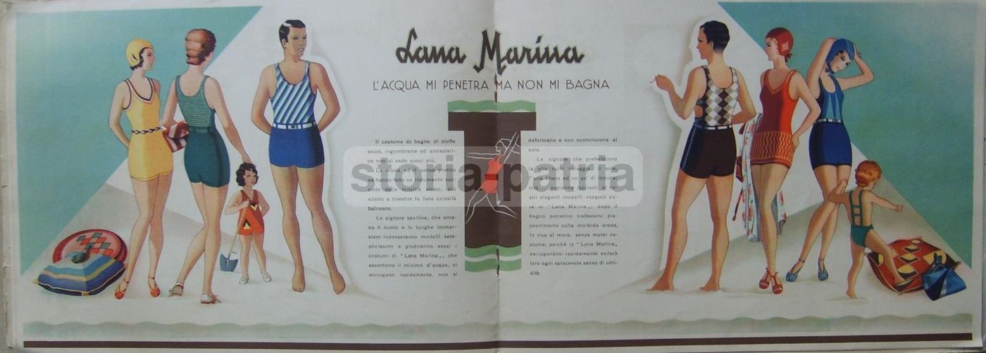 Catalogo Lanificio Marzotto Valdagno Estate 1932 Lana Polo