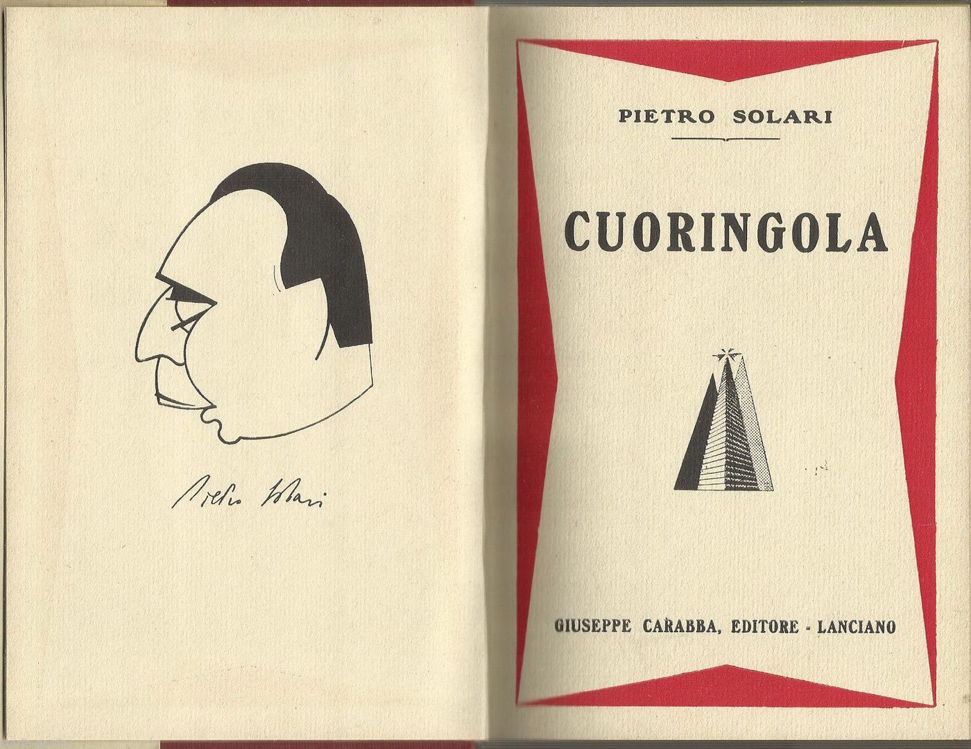 Cuoringola, Pietro Solari. Edizione Carabba, 1930. Lanciano.