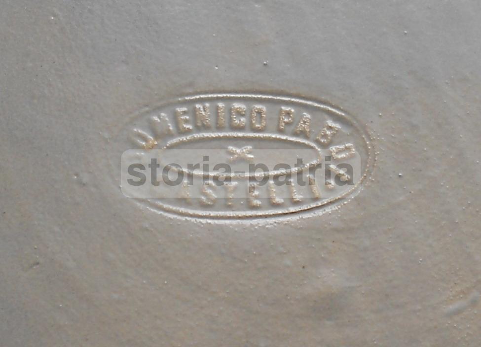 Piatto Antico In Ceramica Di Castelli d'Abruzzo, Firmato Domenico Pardi, XIX Secolo
