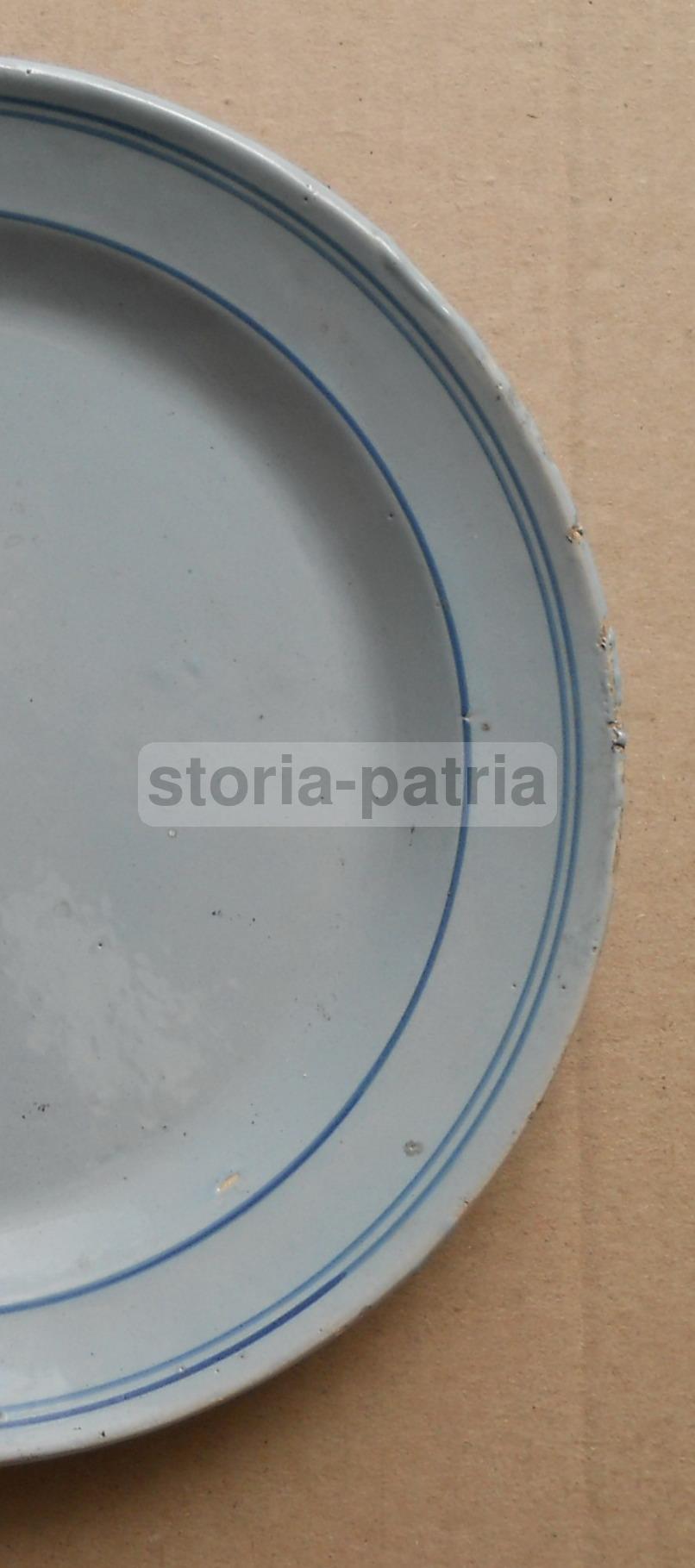 Piatto Antico In Ceramica Di Castelli d'Abruzzo, Firmato Domenico Pardi, XIX Secolo