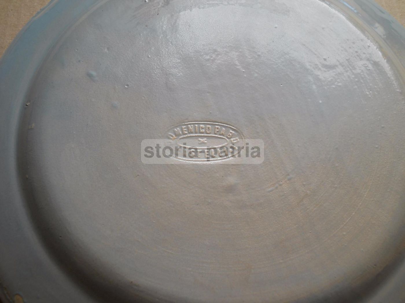 Piatto Antico In Ceramica Di Castelli d'Abruzzo, Firmato Domenico Pardi, XIX Secolo
