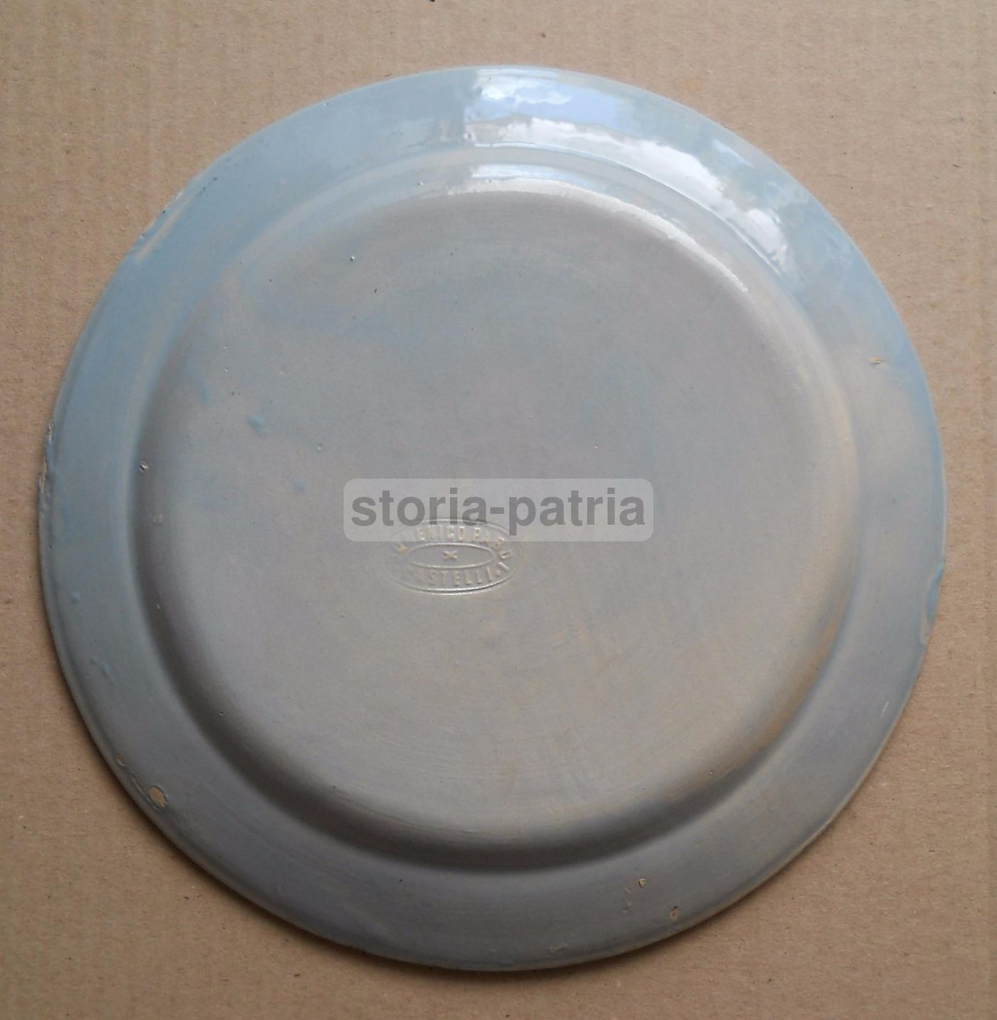 Piatto Antico In Ceramica Di Castelli d'Abruzzo, Firmato Domenico Pardi, XIX Secolo