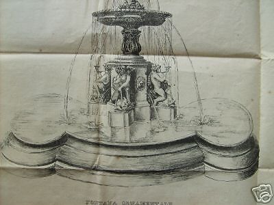 Giornale La Scopa 1891 Chieti: Fontane, Litografie E Dialetto Abruzzese