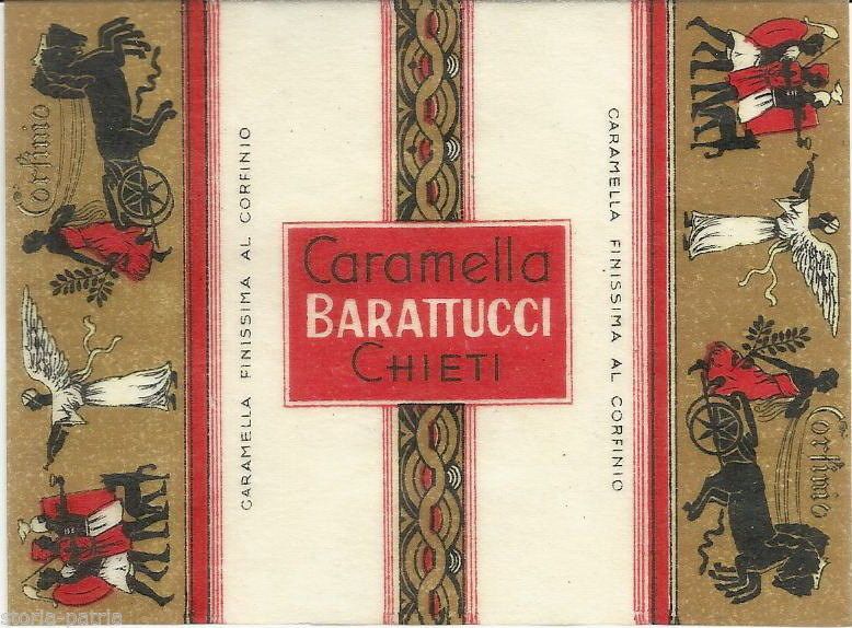 Incarto Caramella Al Liquore Corfinio, Barattucci, Chieti (Epoca)