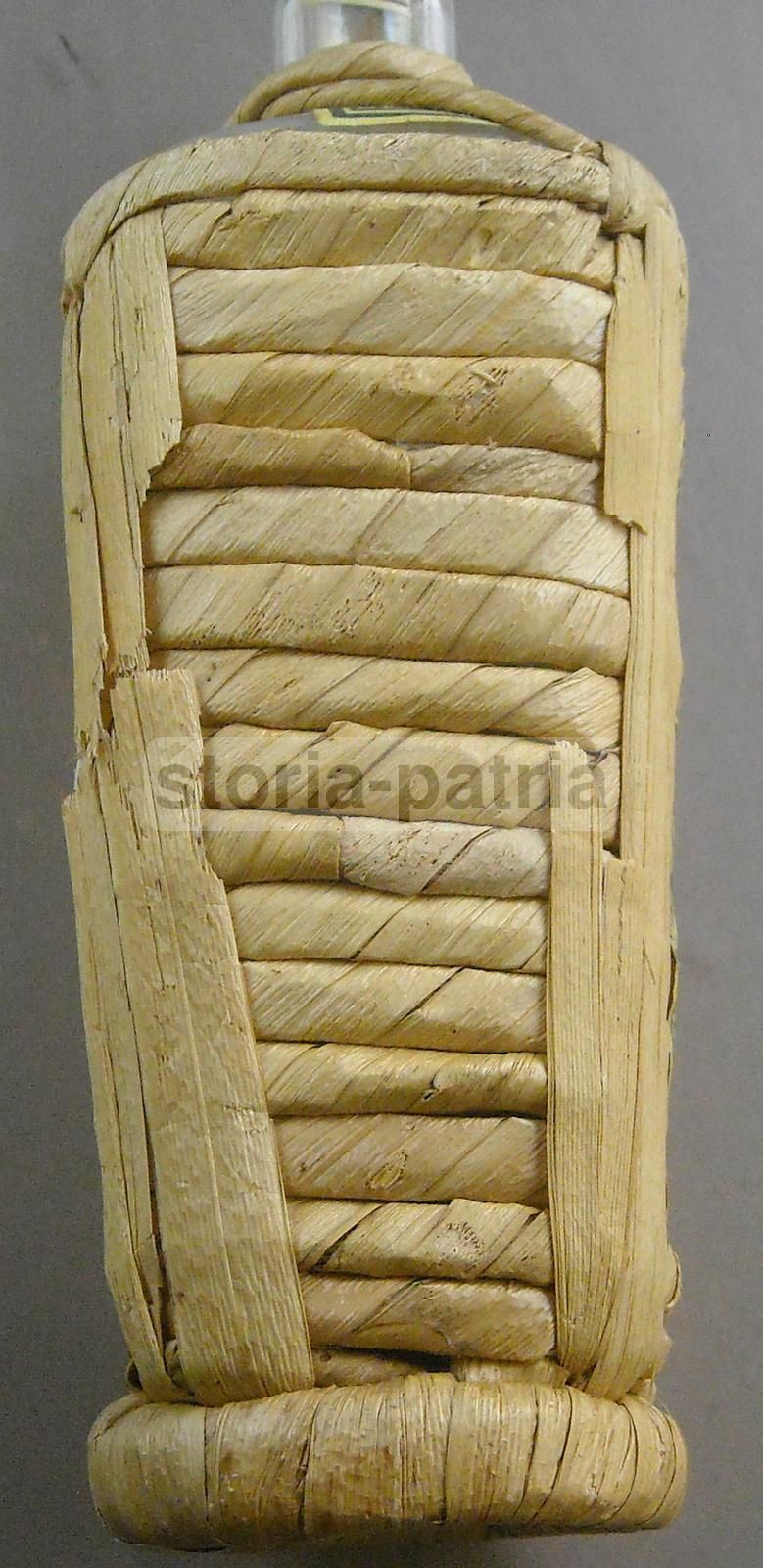 Bottiglia Impagliata Liquore Centerba Barattucci Chieti Vintage