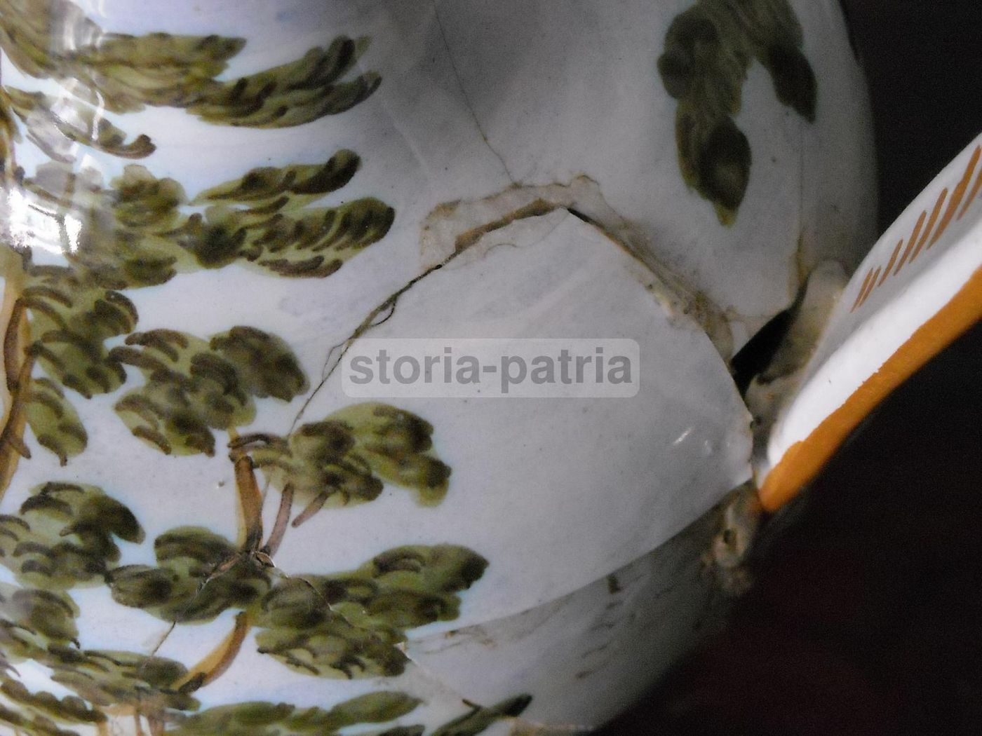Brocca In Ceramica Di A. Desiderio Con Vedute Paesaggistiche, Chieti