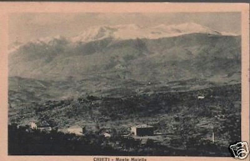 Cartolina Antica Monte Maiella Chieti Abruzzo 1930 Edizioni Leccese