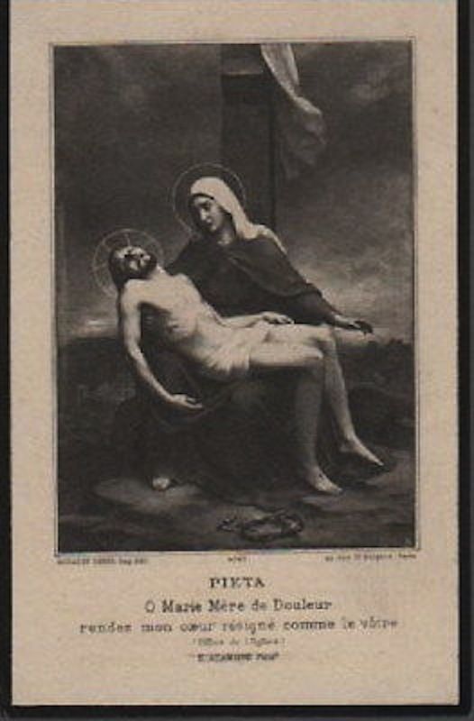 Santino Pietà Giacomo Obletter Chieti 1936 Azambre