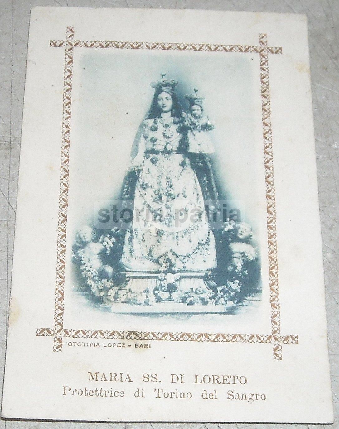 Madonna Di Loreto, Torino Di Sangro: Stampa Devozionale Antica
