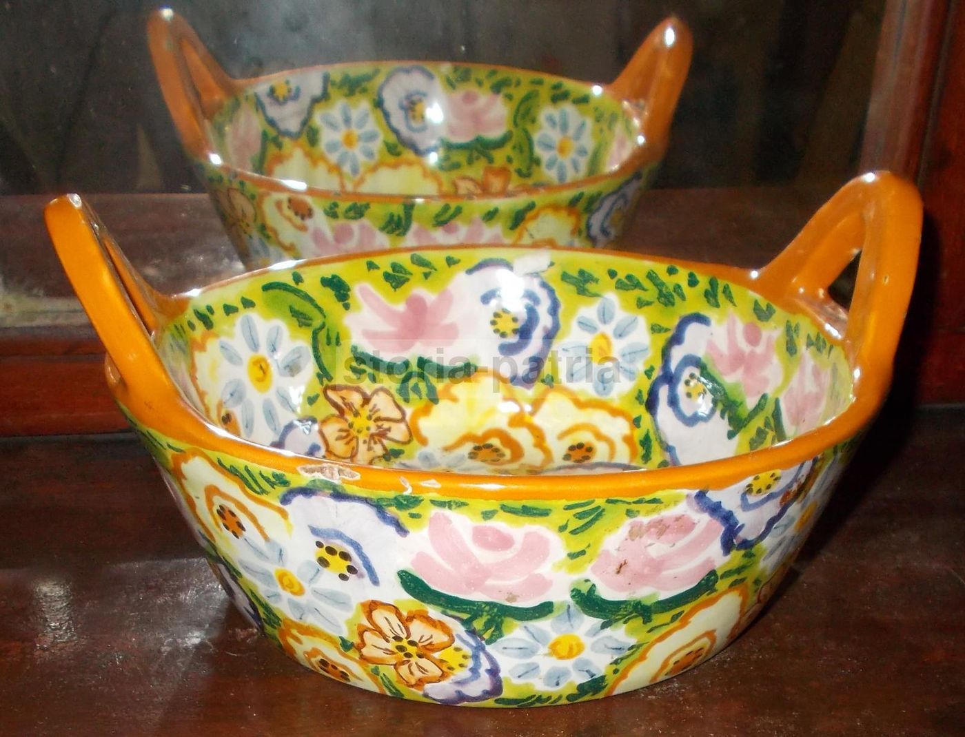 Ceramica Bontempo Fara Filiorum Petri Soprammobile Floreale Abruzzo