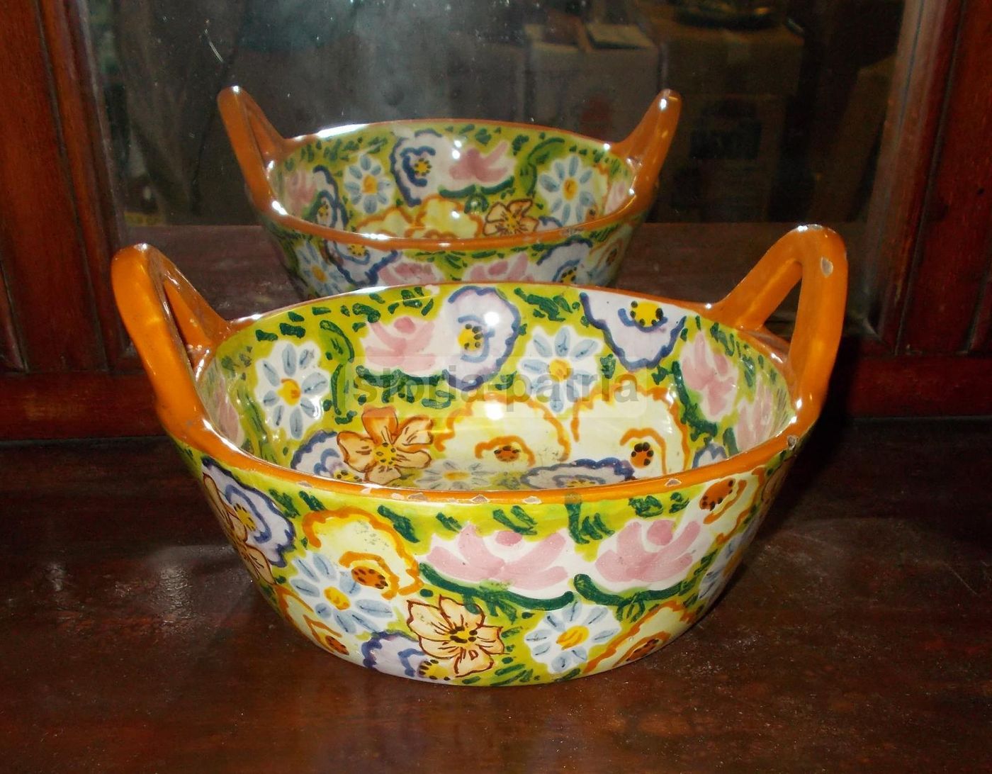 Ceramica Bontempo Fara Filiorum Petri Soprammobile Floreale Abruzzo