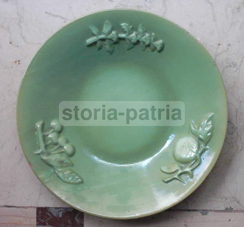 Piatto Pubblicitario Distillerie Aurum Pescara, Ceramica, Anni '30