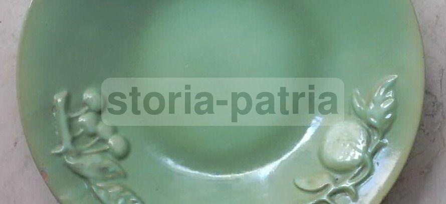 Piatto Pubblicitario Distillerie Aurum Pescara, Ceramica, Anni '30