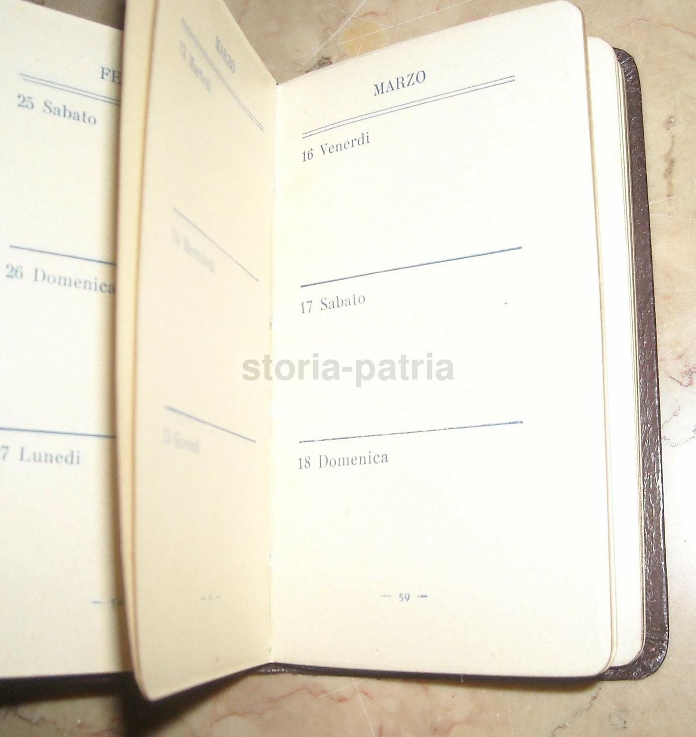 Agenda Banco Abruzzese 1928 Teramo, Pubblicità Antica In Pelle