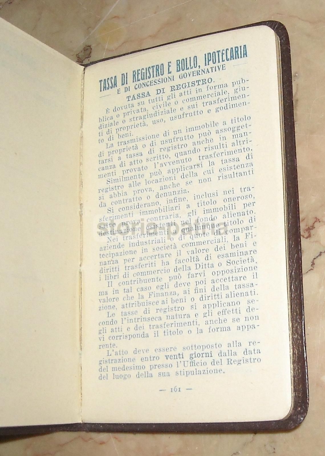 Agenda Banco Abruzzese 1928 Teramo, Pubblicità Antica In Pelle