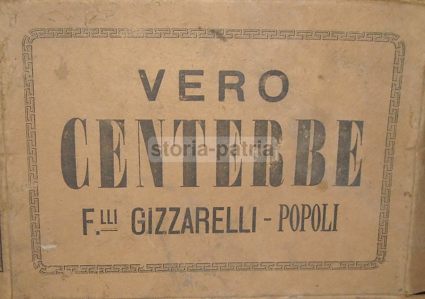 Pubblicità Centerbe Gizzarelli, Popoli, Abruzzo   La Tribuna, 1907