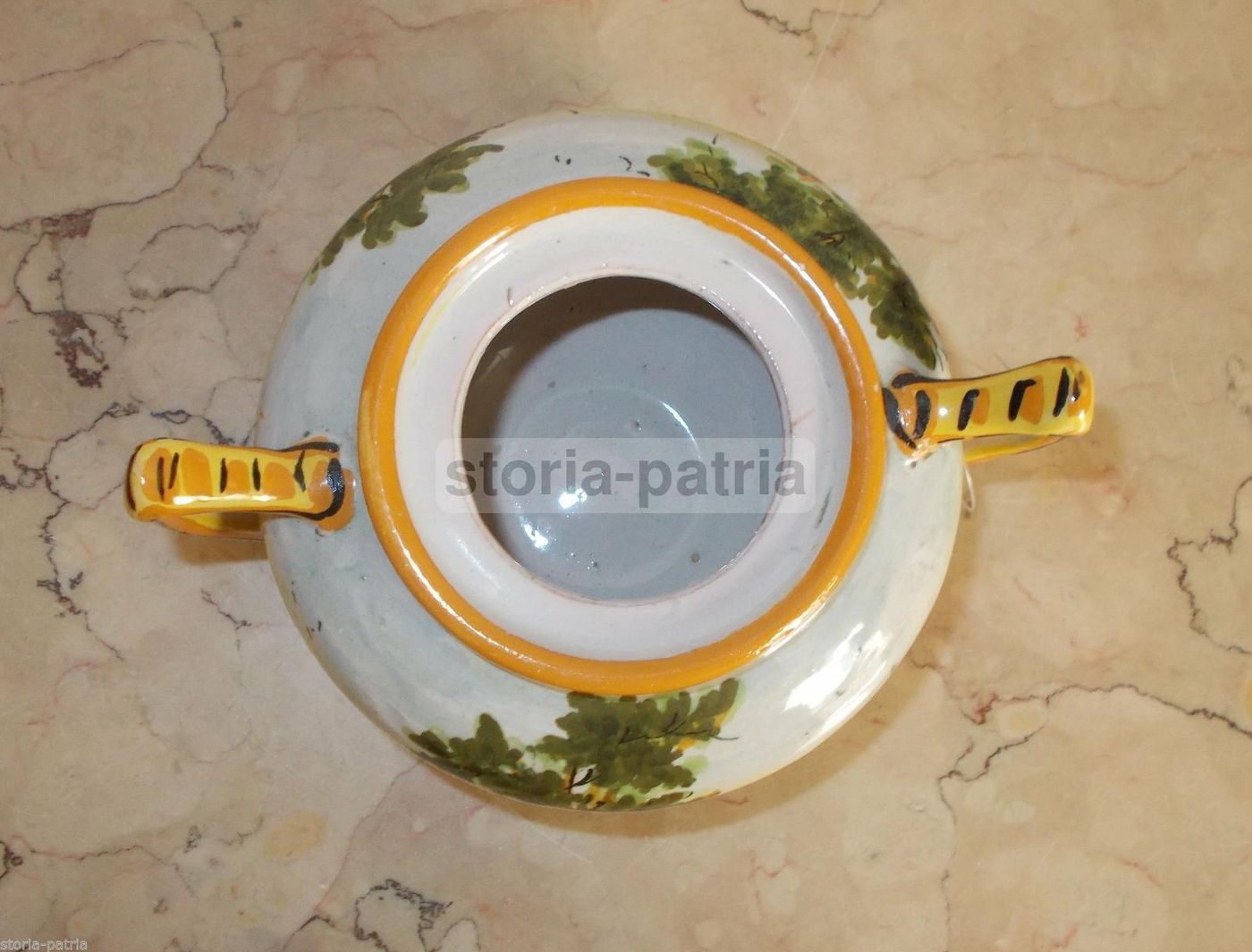 Ceramica Maiolica Castelli Abruzzo Dipinta A Mano Anni '30 '50
