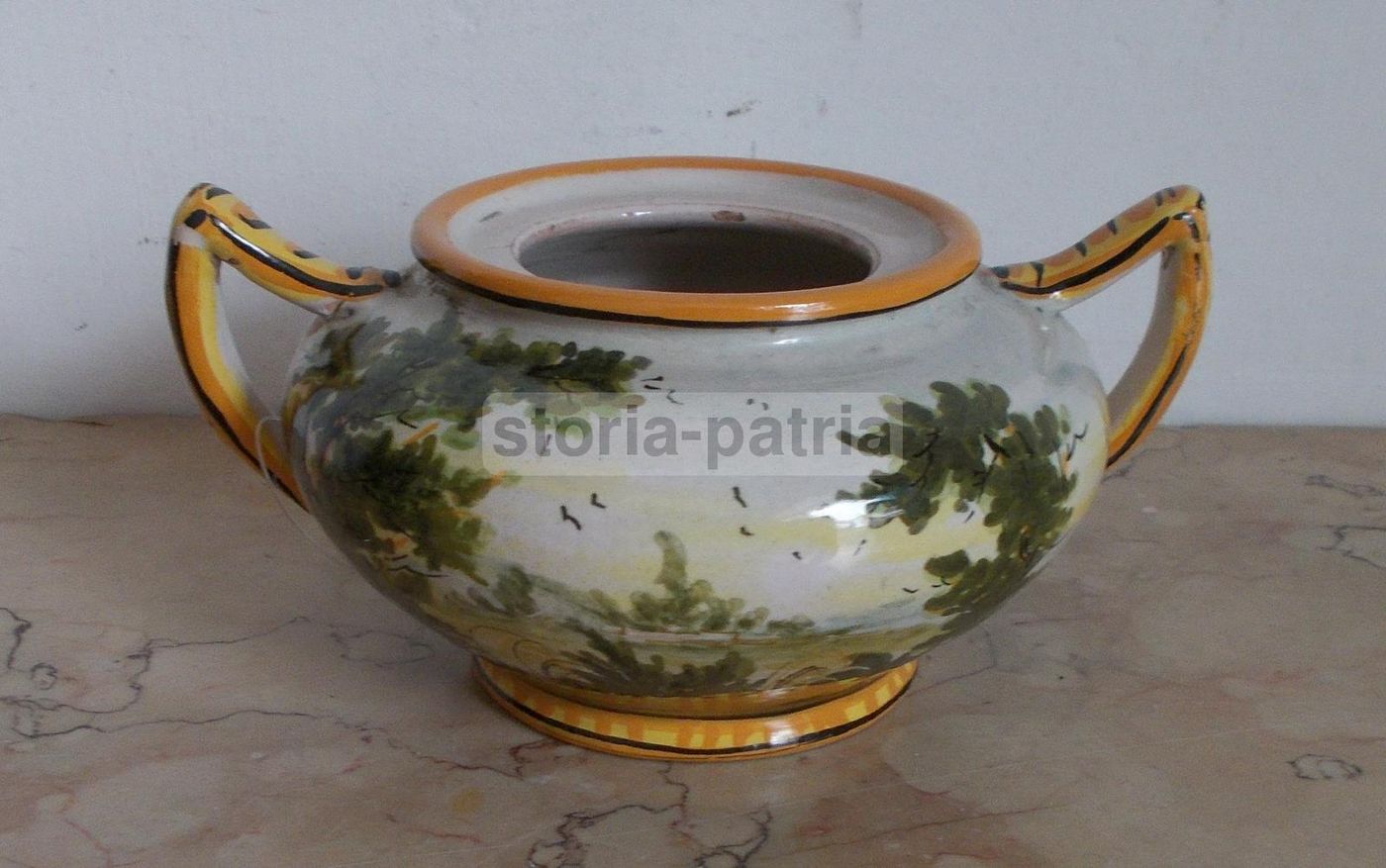 Ceramica Maiolica Castelli Abruzzo Dipinta A Mano Anni '30 '50