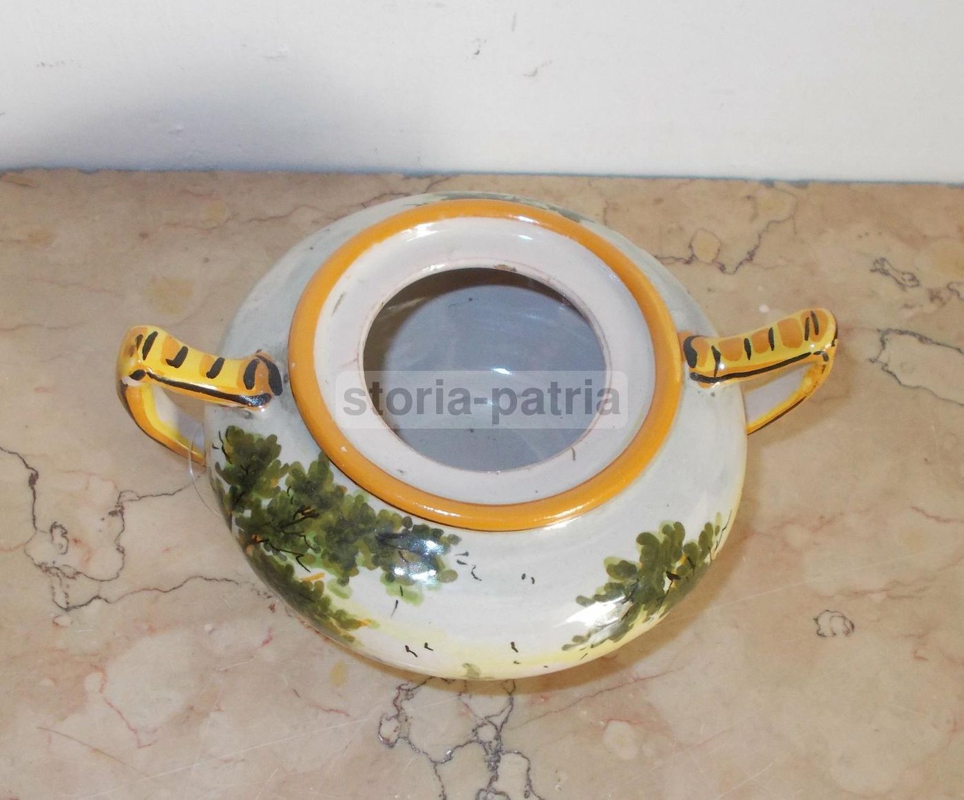 Ceramica Maiolica Castelli Abruzzo Dipinta A Mano Anni '30 '50