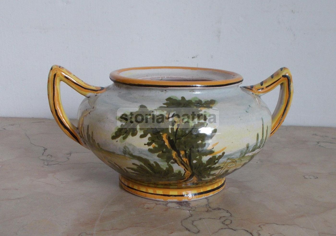 Ceramica Maiolica Castelli Abruzzo Dipinta A Mano Anni '30 '50
